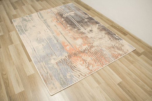 Dywan Wełniany Isfahan Ornan Morski Linie Abstrakcja