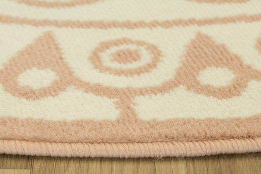 Okrągły Dywan LUNA 503786/95855 flamingo