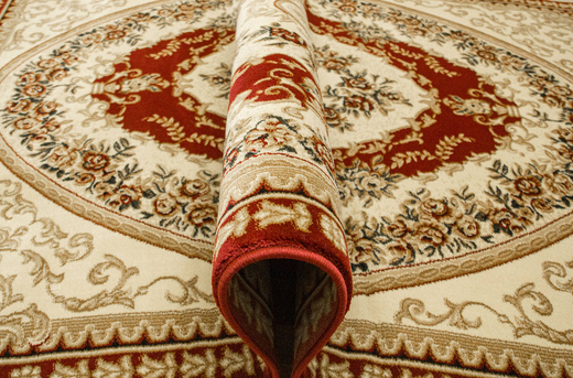 Dywan Super Rose 1898A red/cream Ornament Kwiatowy