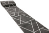 Chodnik Lima C877A Ciemny Szary Krem Trójkąty szerokość 80 cm