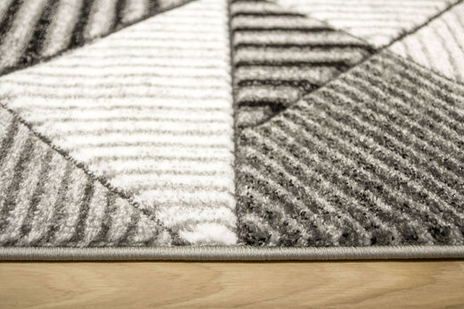 Dywan Amelia A632A grey/d.grey Szary Linie Paski Kreski