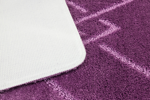 Dywanik Łazienkowy Antypoślizgowy Moreno Violet Fioletowy Romby