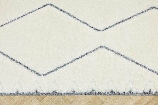 Dywan Shaggy Lula Soft IM09A L.Gr/Bon Krem Szary Zygzaki