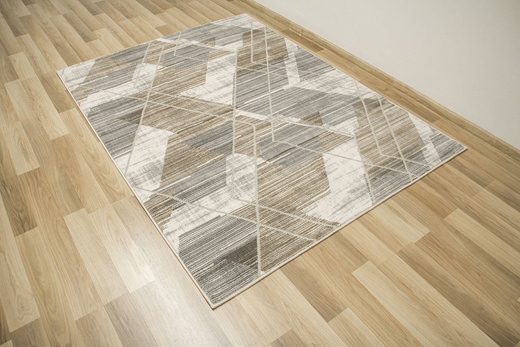 Dywan Adana J0065 Gray Szary Beż Romby