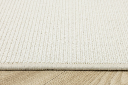 Wełniany Dywan Pętelkowy Avondale 70 Krem Prążkowany