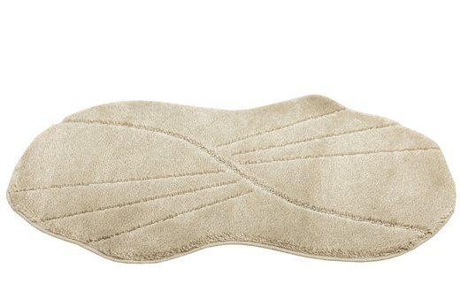 Dywanik Łazienkowy Antypoślizgowy Shell Light Beige Jasny Beż Muszelka