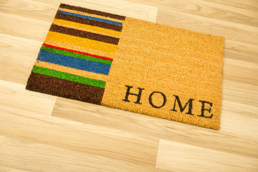 Antypoślizgowa Wycieraczka Kokosowa Kolor Home Paski