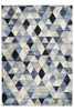 Dywan Victoria 9592A blue/beige Trójkąty Niebieski Krem Beż