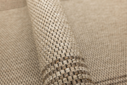 Chodnik Sznurkowy Antypoślizgowy Natura Loper 3412 Beż Brąz Paski szerokość 67 cm