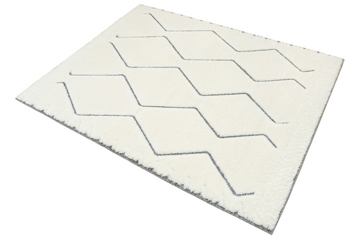 Dywan Shaggy Lula Soft IM09A L.Gr/Bon Krem Szary Zygzaki