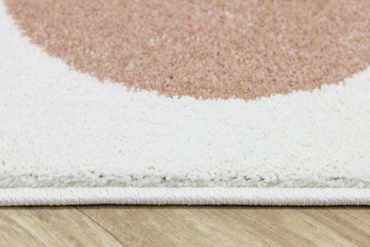 Dywan Dziecięcy Lima M042A cream/rose Krem Róż Fiolet Kropki