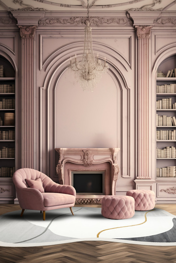 Dywan Selena GS005G Crean/Gold Krem Szary Złoty Ksztalt