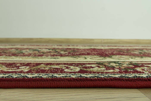 Chodnik Lotos 535/210 bordowy szerokość 70 cm