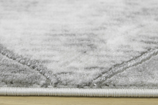 Dywan Felix 9313A m.grey/l.grey Lśniący Szary Krem Romby