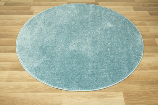 Okrągły Dywan Lima 2081A blue/blue Jasny Turkus