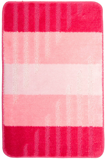 Komplet 2-częściowy Łazienkowy Vic Pink Róż Paski