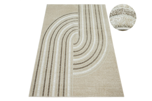 Dywan Matara P138A l.beige/m.beig Beż Krem Geometria