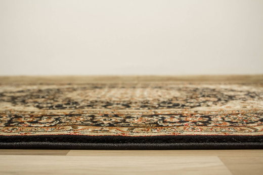 Dywan Super Rose 1874A black/black Czarny Brąz Beż