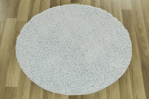 Okrągły Dywan Shaggy Allure 73 błękitno-szary