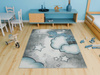  Dywan Dziecięcy Lima 1295A cream/blue Szary Niebieski Miś Chmurki Gwiazdki