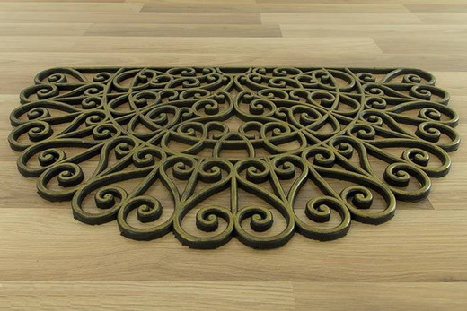 Antypoślizgowa wycieraczka Iron Mat Gold 3 półokrągła