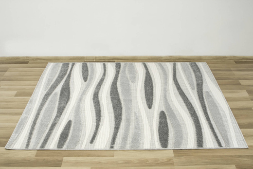 Dywan Sznurkowy Stella D408A l.grey/d.grey Szary Srebrny Krem