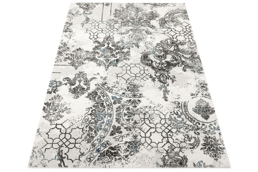 Dywan Argent 14721 U11 Blue Krem Szery Niebieski Ornament