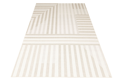 Dywan Sznurkowy Haga 04769A vizon/cream Krem Beż Szary Paski Outdoor