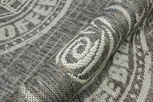 Antypoślizgowy Dywan FLEX 1907/P91 Brąz Szary Coffee