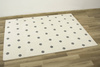 Dywan Karo 6064A grey/white 43 Krem Kropki Szare