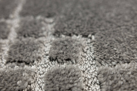 Dywanik Łazienkowy Antypoślizgowy Sego Grey Szary Prostokąty Mozaika