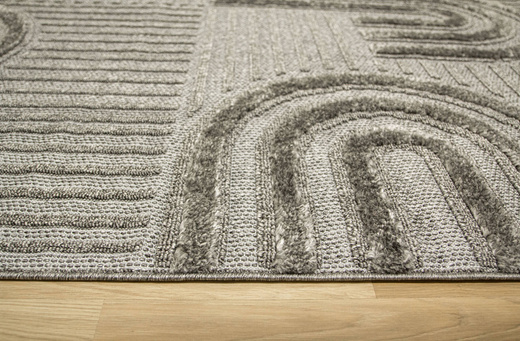 Dywan Amigo 0E560A anthracite Antracyt Półkola