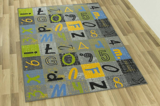 Wykładzina Dziecięca Blackboard Druk szerokość 2 m