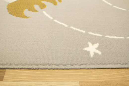 Dywan Kids 534547/89945 mouse/mustard Szary Musztardowy Kosmos