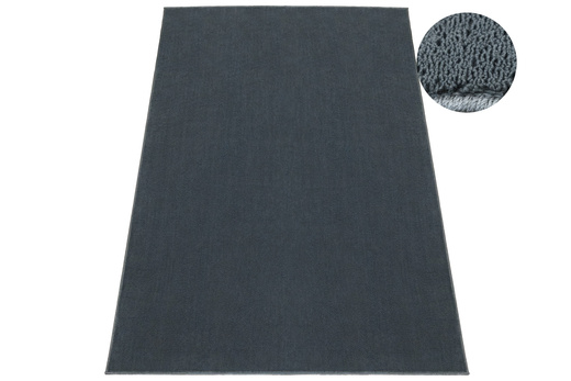 Dywan Plush Grey Antypoślizgowy Szary Rabbit