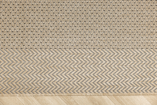 Dywan Antypoślizgowy Sznurkowy Flex 19242/P01 Beż Krem Jodełka