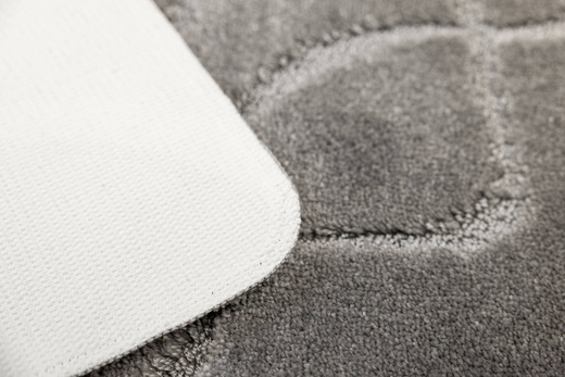 Dywanik Łazienkowy Antypoślizgowy Ivona Szary Linie