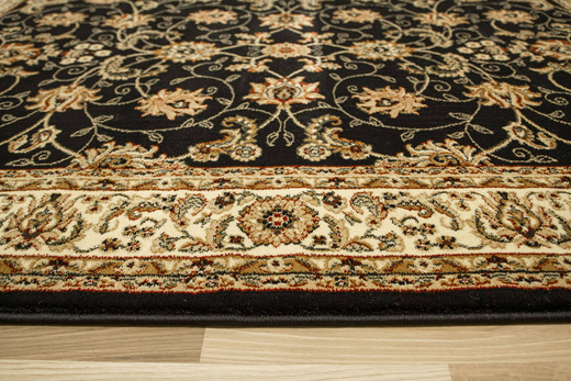 Dywan Super Rose 2338A black/cream Ornament Czarny Beż Krem