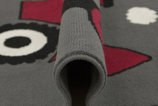 Okrągły Dywan Luna Kids 534457/51915 CzerwonyTraktor