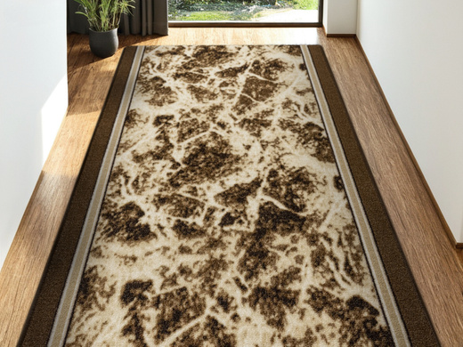 Chodnik Antypoślizgowy Terroso 17 Beż Brąz Marmur szerokość 120 cm