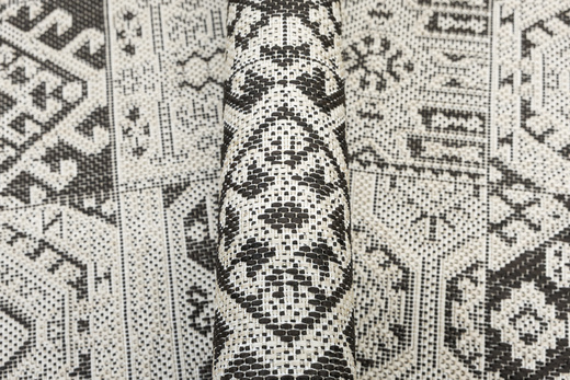 Antypoślizgowy Dywan FLEX 19636/91 Brąz Beż Patchwork