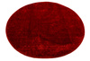 Dywan Okrągły Shaggy Antypoślizgowy Malmo Czerwony