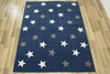 Dywan Emily Kids 5767A d.gri/d.blue Gwiazdki Granatowe