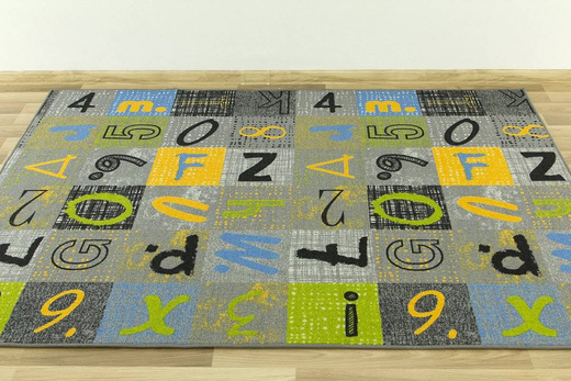 Wykładzina Dziecięca Blackboard Druk szerokość 2 m