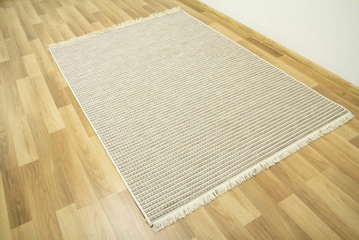 Dywan Sznurkowy Oria 20721/YV7-X Beż Krem Szary Linie Gruby Splot