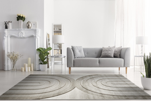 Dywan Agent 40438/870 brown/beig Krem Beż Brąz Półkola