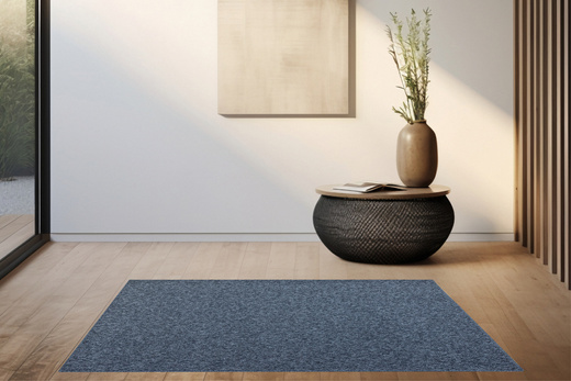 Wykładzina Monet 84 Blue Niebieski Melanż szerokość 4 m