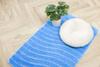 Dywanik Łazienkowy Antypoślizgowy Sara Light Blue Niebieski Fale
