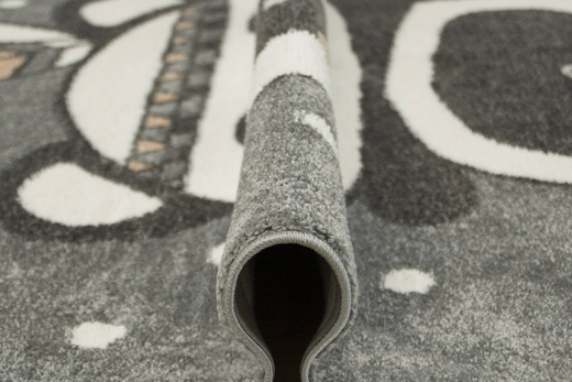 Dywan Dziecięcy Lima 9371A l.grey/rose Szary Róż Panda Indianin