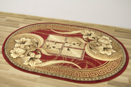 Dywan Gold 365/22 owalny bordo